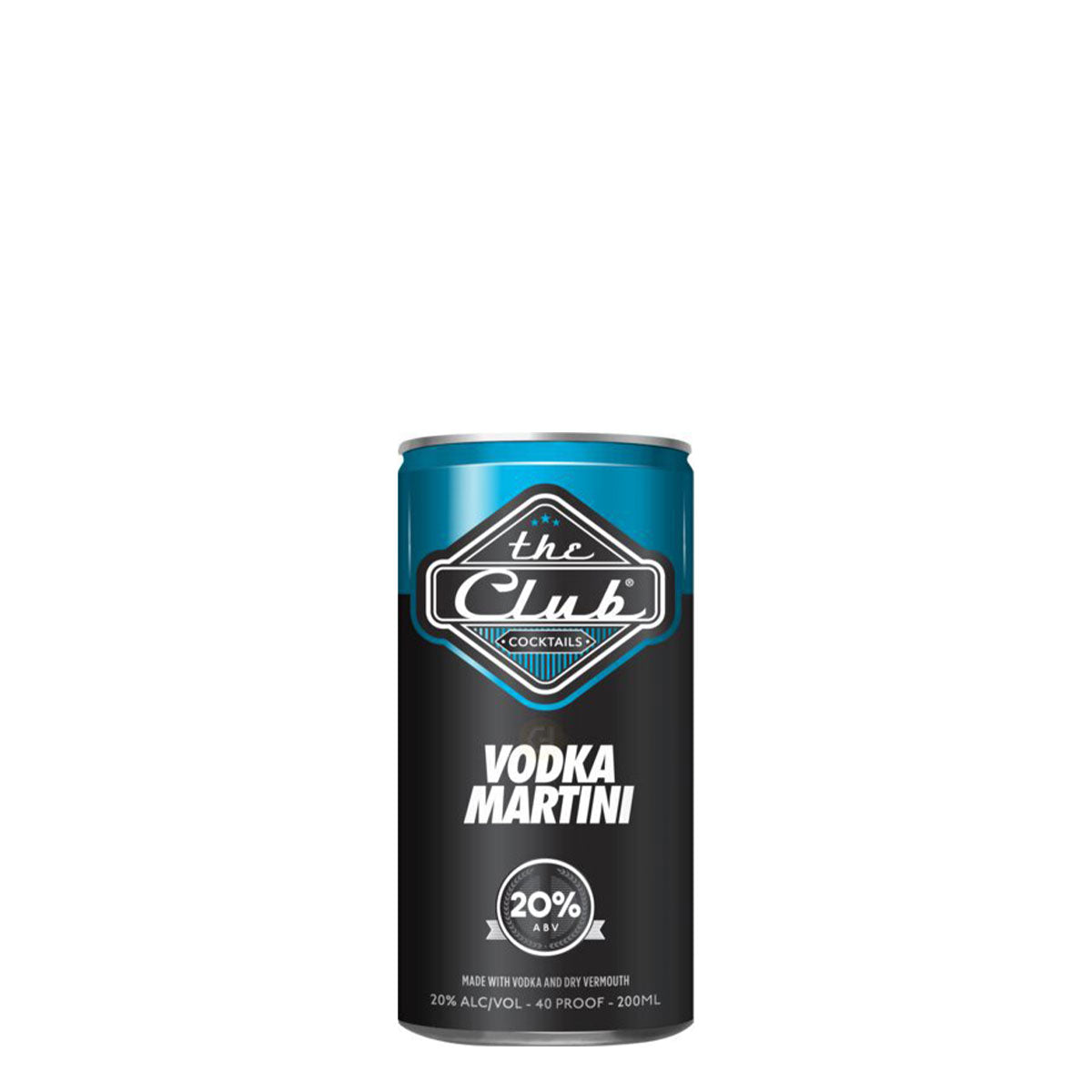 The Club Vodka Martini 200ml Can