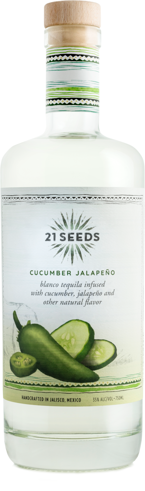 21 Seeds Cucumber Jalapeño Tequila 750ml
